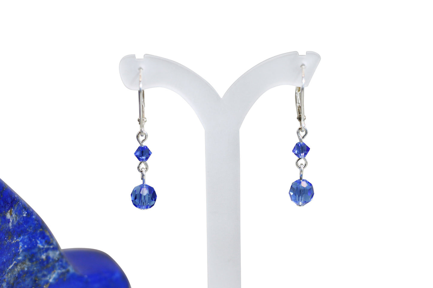 Sapphire Crystals Earrings