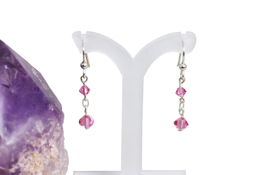 Rose Crystals Earrings