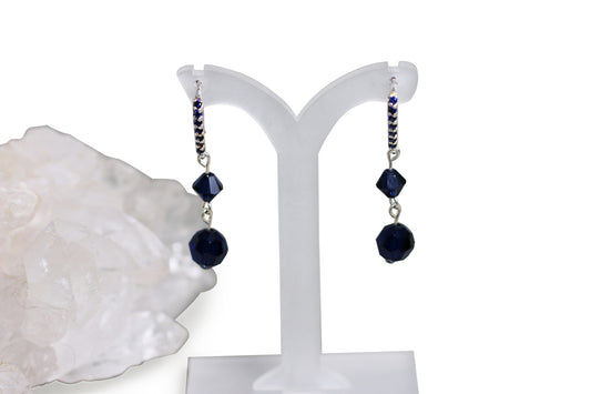 Indigo Crystals Earrings