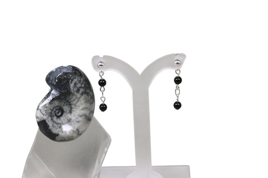 Magic Black Pearls Earrings