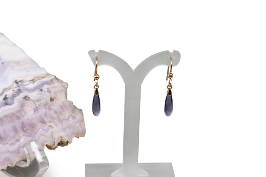 Violet Crystal Earrings