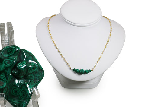 Malachite Gemstone Necklace