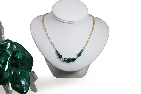 Malachite Gemstones 18" Necklace