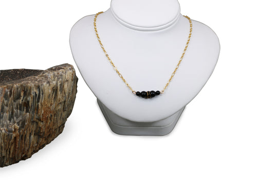 Magic Black Pearls 18" Necklace