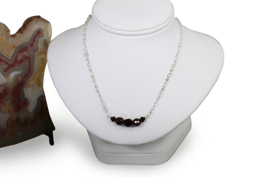 Garnet 18" Necklace