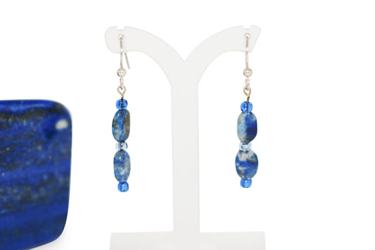 Lapis Gemstone Earrings