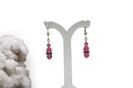 Rose Crystals Earrings