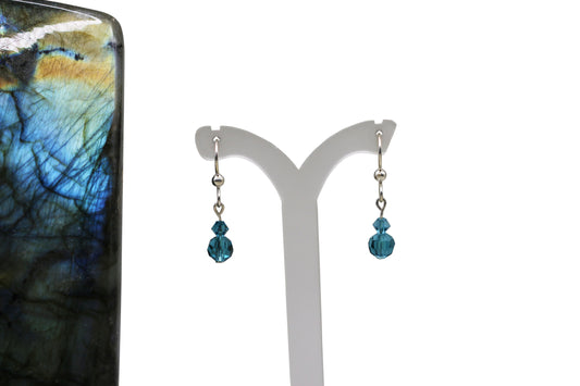 Indicolite Crystals Earrings