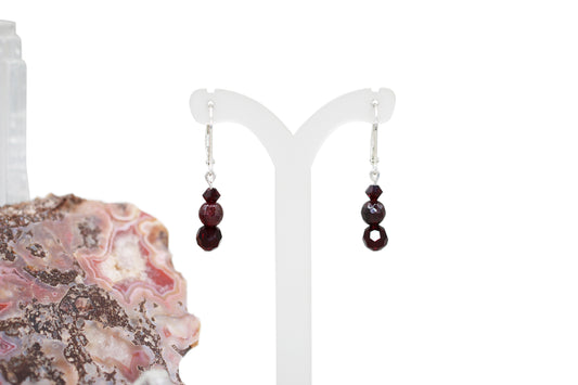 Garnet Gemstone Earrings