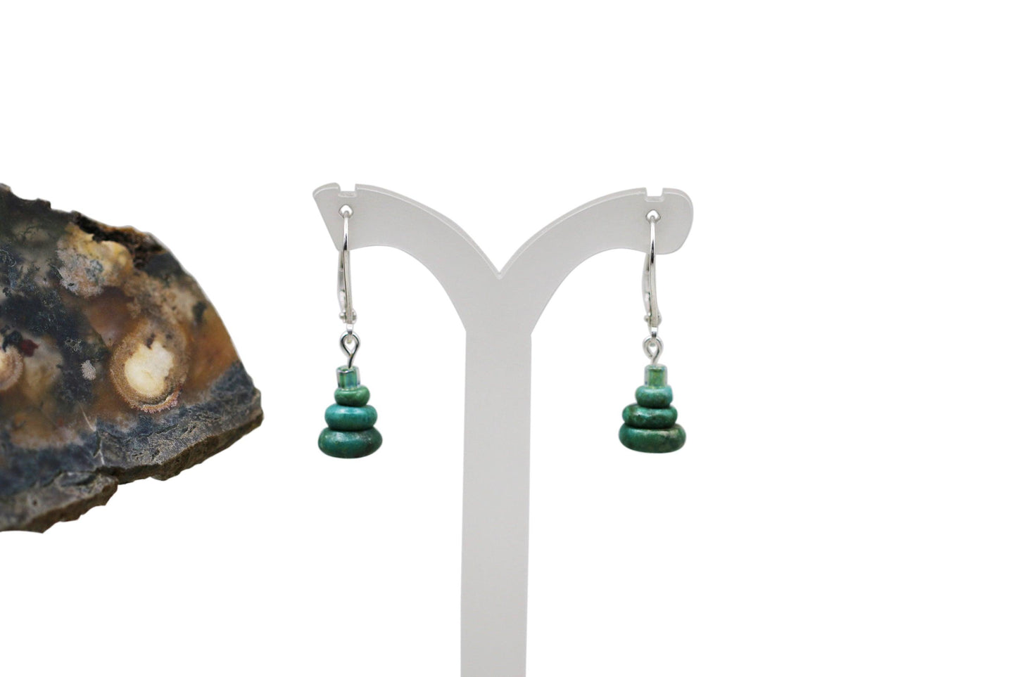 Turquoise Graduated Earrings - Annabel's Jewelry & Leather