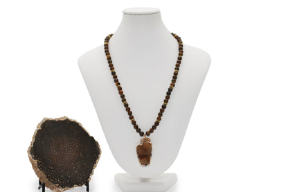 Botryoidal Agate 24" Necklace