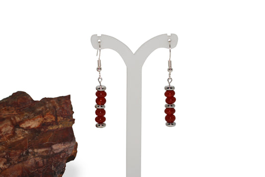 Carnelian Gemstones Earrings