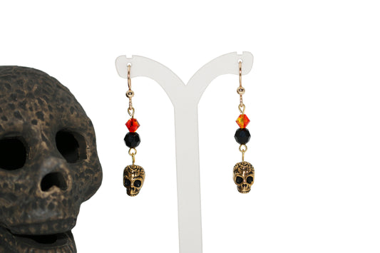 Halloween Skull Earrings