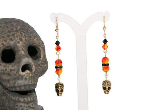 Halloween Skull Earrings