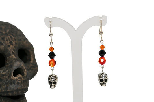 Halloween Skull Earrings