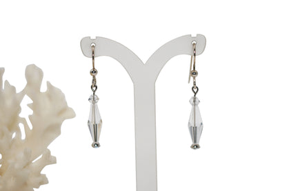 Crystal Cone Earrings