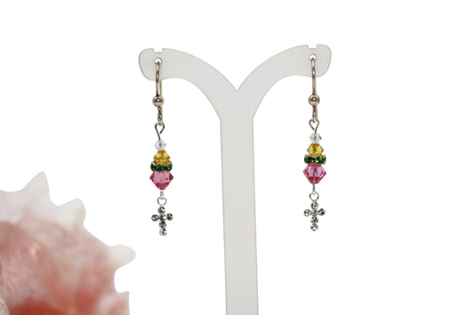 Easter Cross Earrings