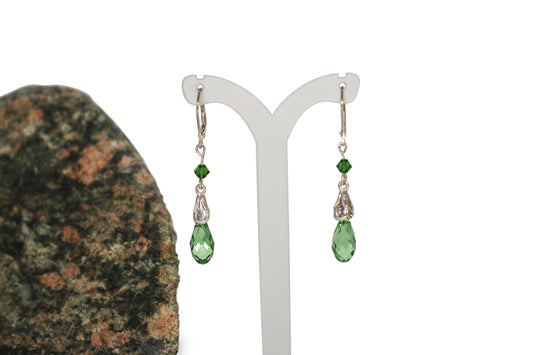 Peridot Crystals Earrings