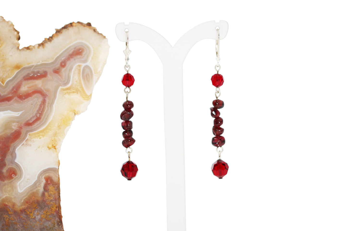 Garnet Gemstone Earrings